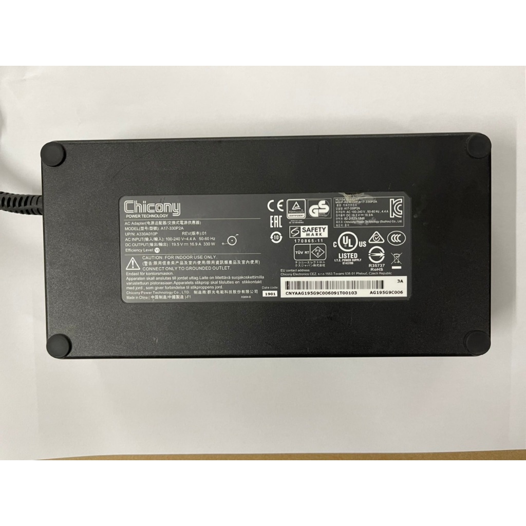 Sạc dành cho PC MINI INTEL NUC 12 NUC12SNK NUC12SNKi72000 19.5V 16.9A 330W chân kim 7.4mm