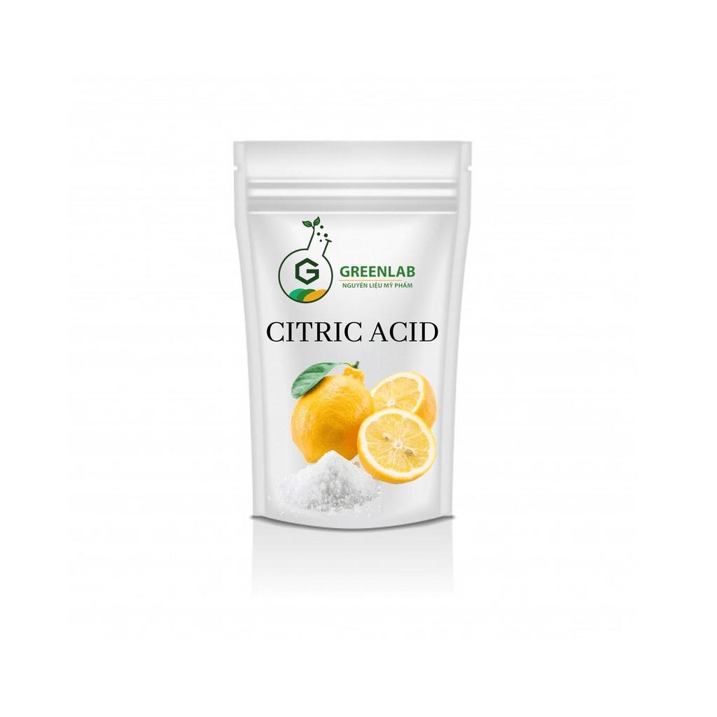 Hoạt chất Citric Acid Greenlab - 100g - Nguyên liệu mỹ phẩm