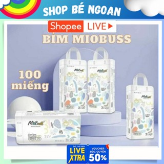 Tã/bỉm Miobuss siêu mềm mỏng đủ size M50/L50/XL100/XXL50/3XL50 Shop Bé Ngoan