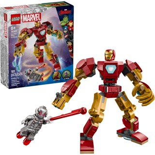  76307 Iego® Super Heroes Iron Man Mech vs. Ultron  Người sắt đại chiến với Ultron - Đồ chơi lắp ráp 2025 