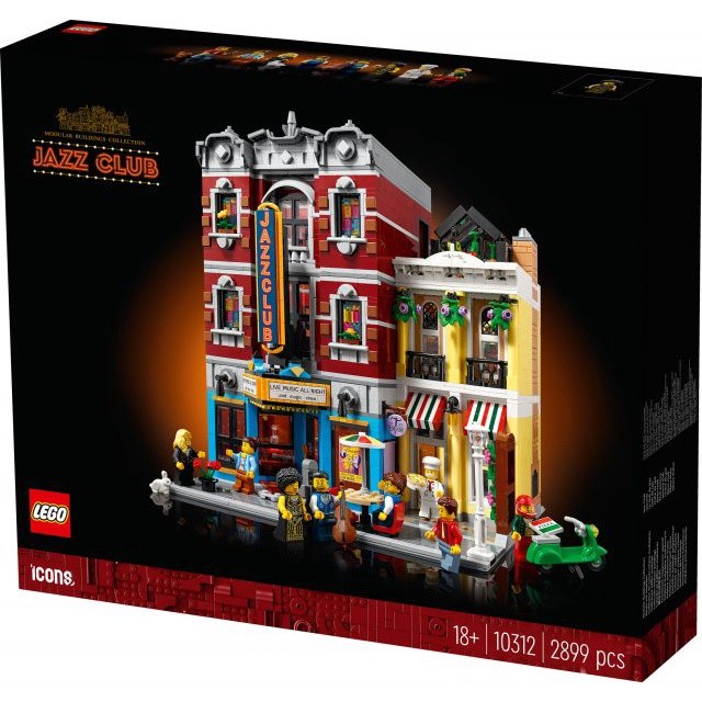 10312 Đồ chơi lắp ráp Iego Icons Modular Buildings Collection Jazz Club - Câu lạc bộ Jazz