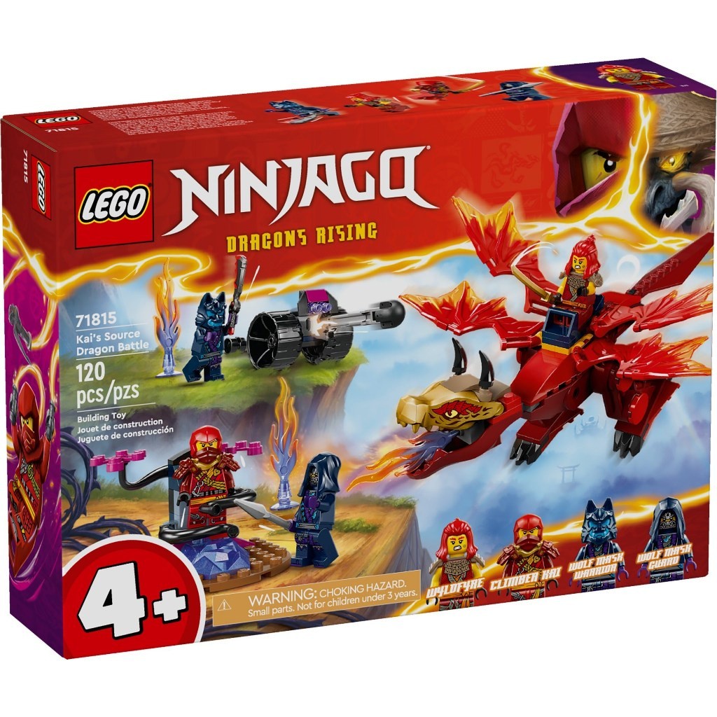 71815 Lego Ninjago Dragons Rising 2 season 2: Kai's Source Dragon Battle -  Trận chiến rồng đối đầu 