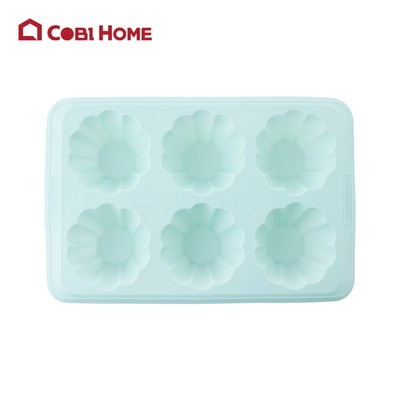 [Hỏa tốc HCM] Khuôn Silicone Làm Bánh Sunrise Nhiều Mẫu, Chống Bám Mùi - Màu Xanh