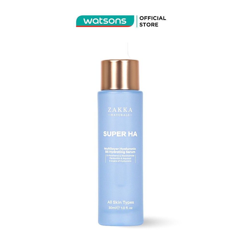 Tinh Chất Dưỡng Ẩm Zakka Naturals Super HA 30ml