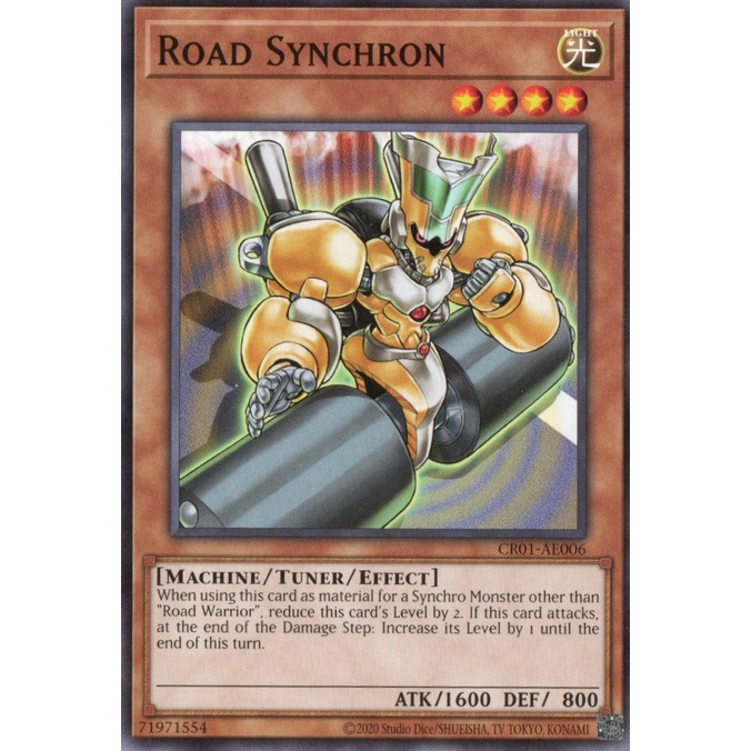 Thẻ bài Yugioh - CR01-AE006 - Road Synchron