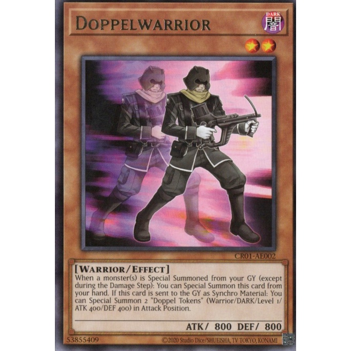 Thẻ bài Yugioh - CR01-AE002 - Doppelwarrior