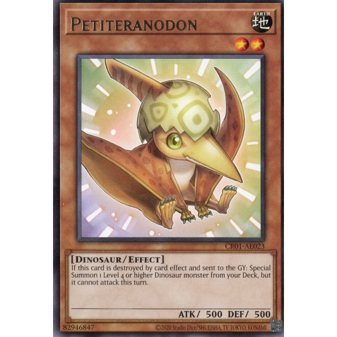 Thẻ bài Yugioh - CR01-AE023 - Petiteranodon