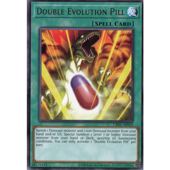 Thẻ bài Yugioh - CR01-AE029 - Double Evolution Pill