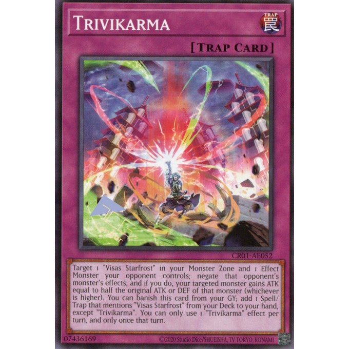 Thẻ bài Yugioh - CR01-AE052 - Trivikarma