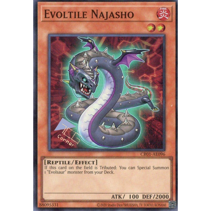 Thẻ bài Yugioh - CR01-AE096 - Evoltile Najasho