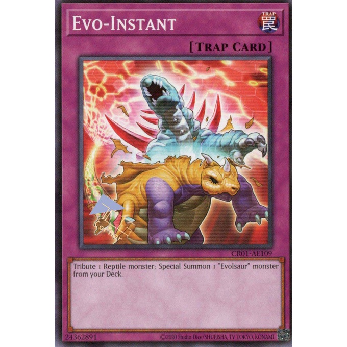 Thẻ bài Yugioh - CR01-AE109 - Evo-Instant