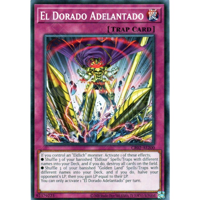 Thẻ bài Yugioh - CR02-AE200 - El Dorado Adelantado