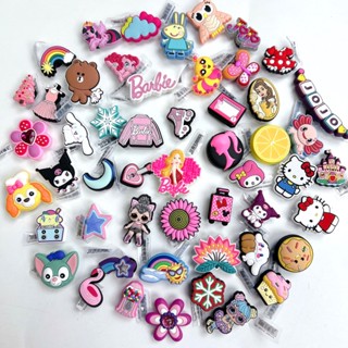  CHARM SET 6 CÁI CHÍNH HÃNG Charm gắn dép Cross Jibbitz gắn dép Cross Set 6 cái hàng xịn kèm tem cho bé gái nữ 