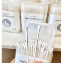 hũ tăm bông trẻ em Vcool (sỉ 8k)