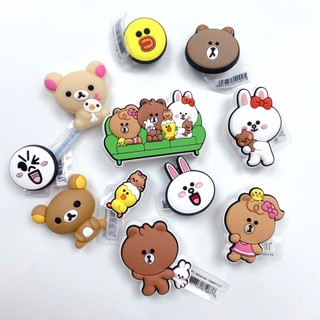 CHARM LINE FRIENDS  gắn dép Cross cho bé, stickers line friends gắn dép cross trẻ em windybaby