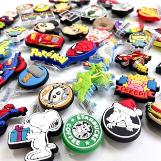 CHARM SET 6 CÁI , Jibbitz gắn dép Cross Set 6 cái hàng xịn kèm tem cho bé trai, nam