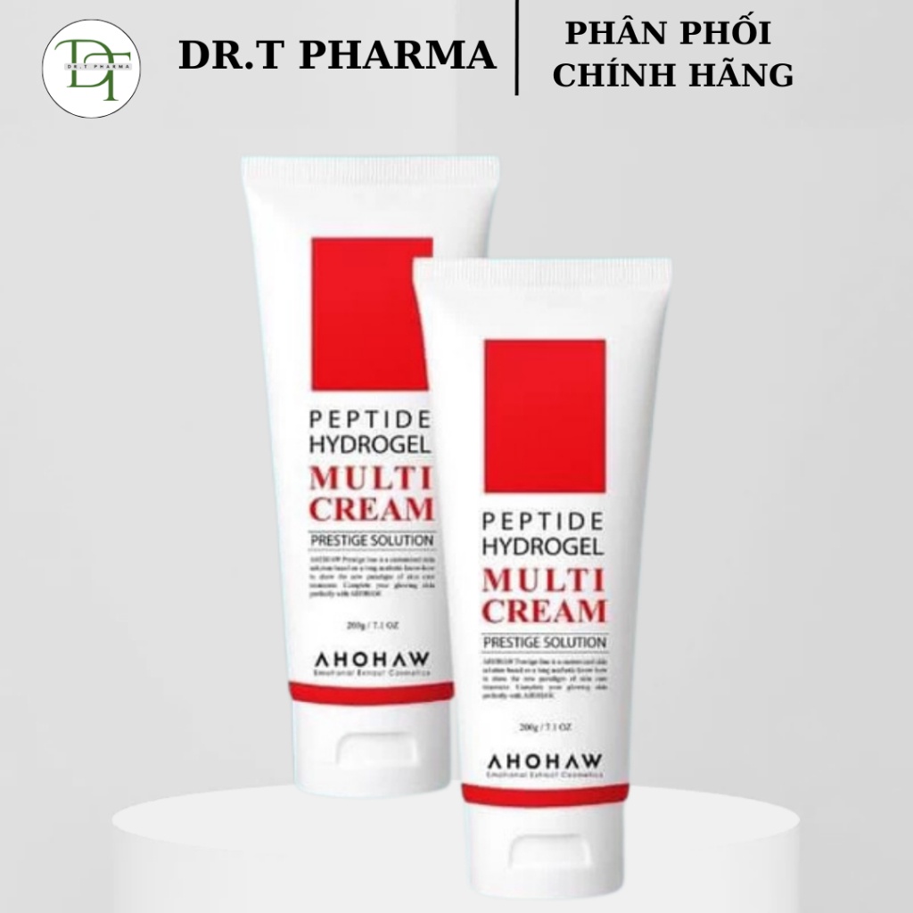 (TEM CÔNG TY) Kem Dưỡng Đa Chức Năng Ahohaw Màu Đỏ Peptide Hydrogel Multi Cream AHOHAW