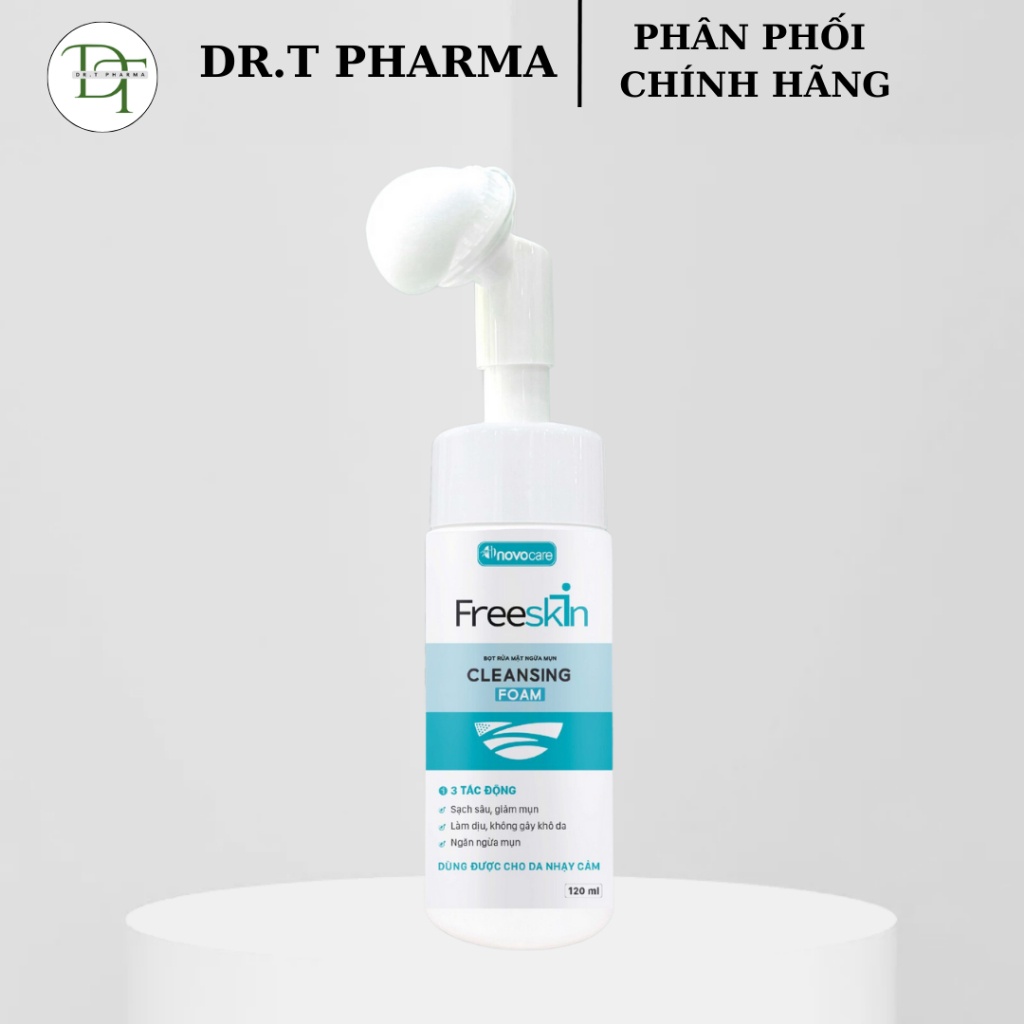 (TEM CÔNG TY) Sữa Rửa Mặt Dạng Bọt Dành Cho Da Dầu Mụn Freeskin (120ml)