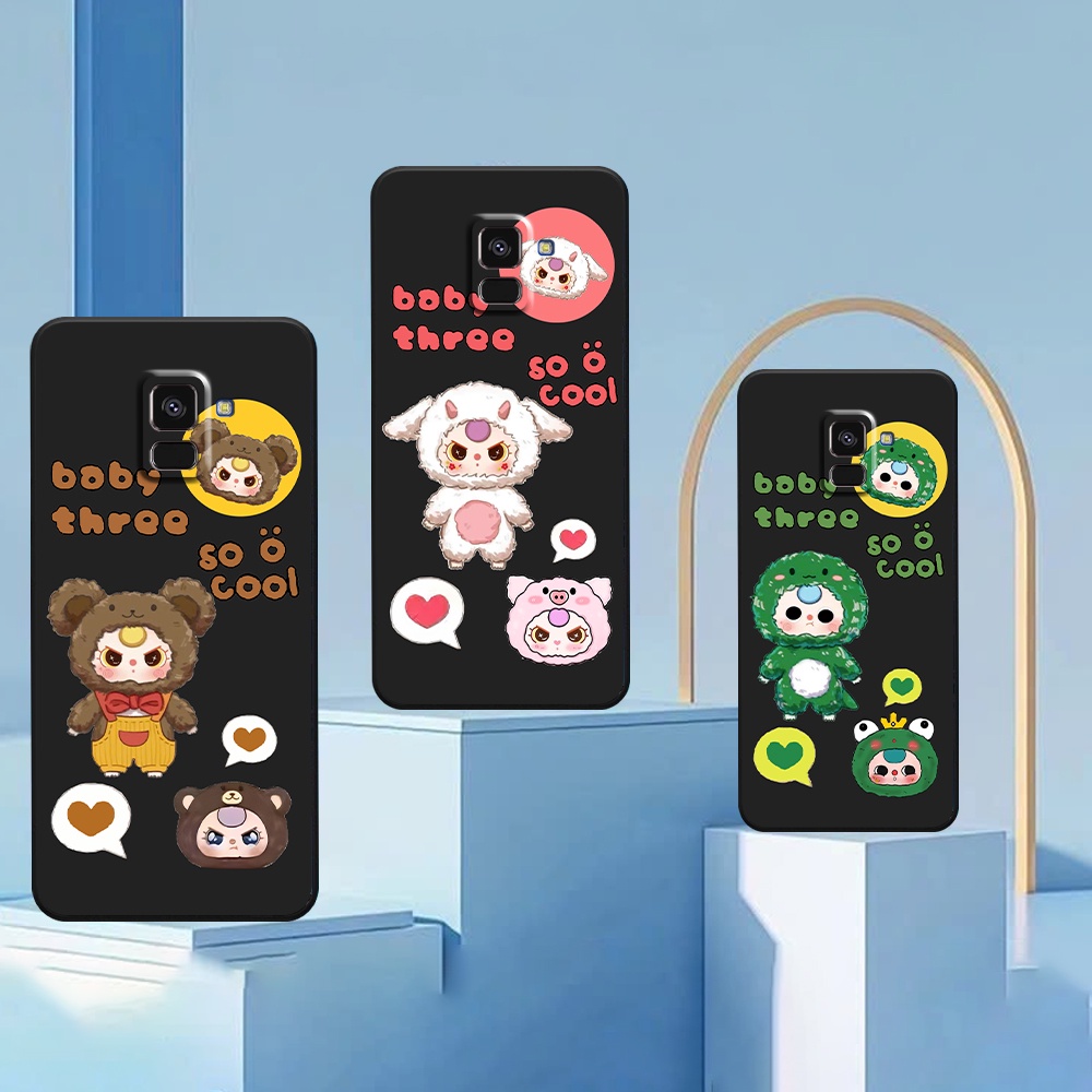 Ốp lưng Samsung A5 2018 / A8 2018 / A8 Plus / A8+ in hình baby three so cool