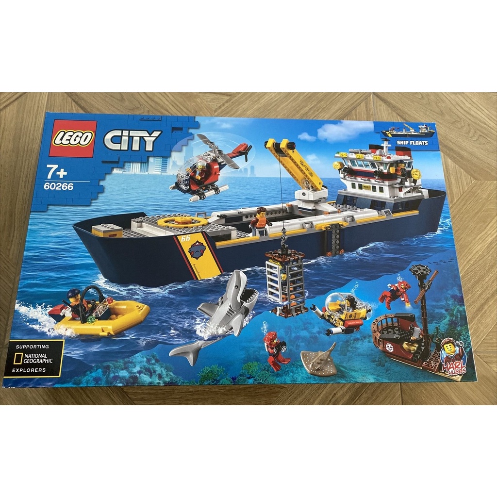 60266 Đồ chơi lắp ráp Iego City Ocean Exploration Ship - Bộ xếp hình Tàu thám hiểm đại dương