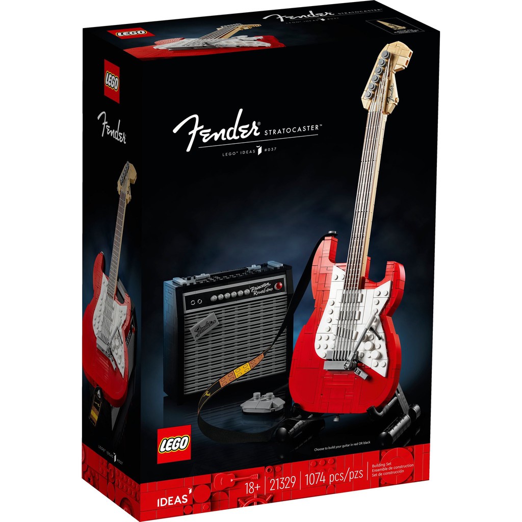 []Có sẵn[] 21329 Đồ chơi lắp ráp Iego Ideas Fender Stratocaster - Đàn Guitar Fender