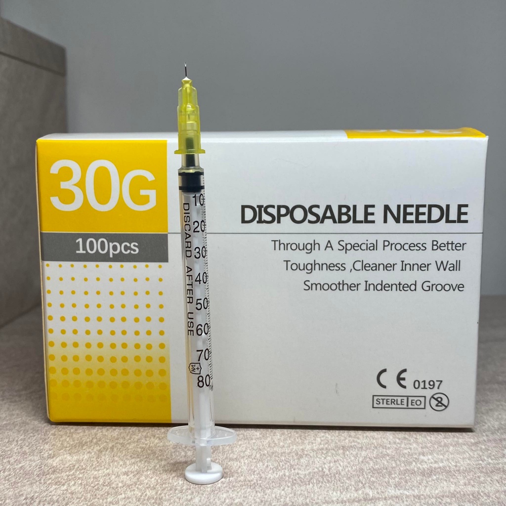 Hộp 100 ĐẦU KIM 30G Hàn quốc/ Đầu Kim Nano Tiêm Dưỡng Chất 30G / Tiêm Tinh Chất