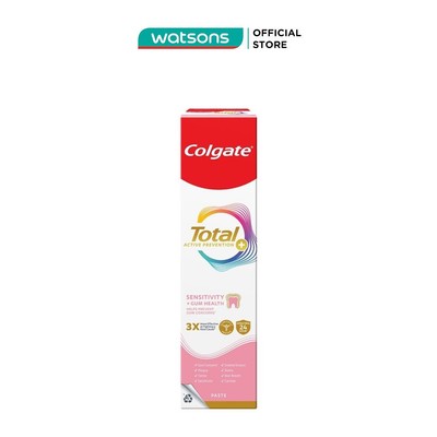 Kem Đánh Răng Colgate Total Sensitivity + Gum Health Ngăn Ngừa Răng Ê Buốt 150g