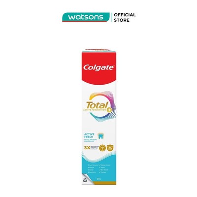 Kem Đánh Răng Colgate Total Active Fresh Giảm Mùi Hôi Miệng 150g