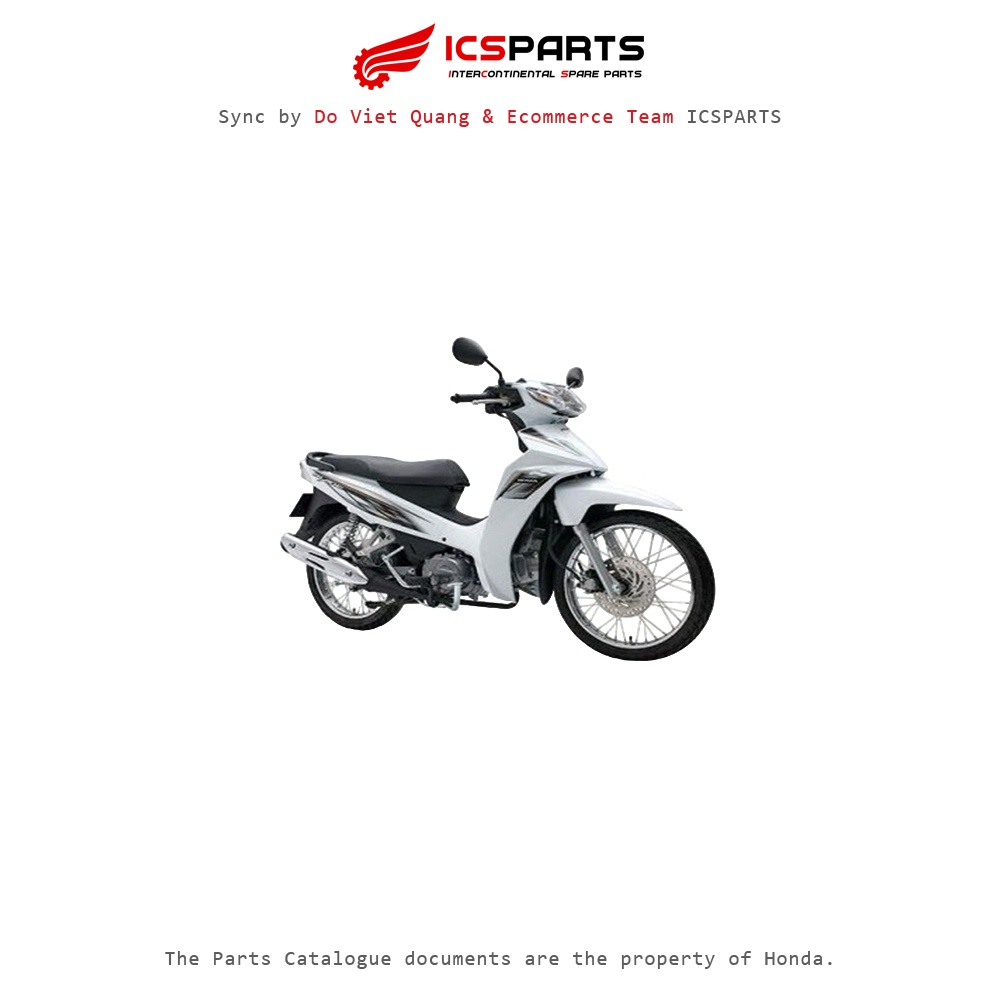 Bộ Nhựa - Dàn Vỏ - Áo HONDA K57 Blade Số 2015 Màu Trắng - Nhb55 J16 J17-A
