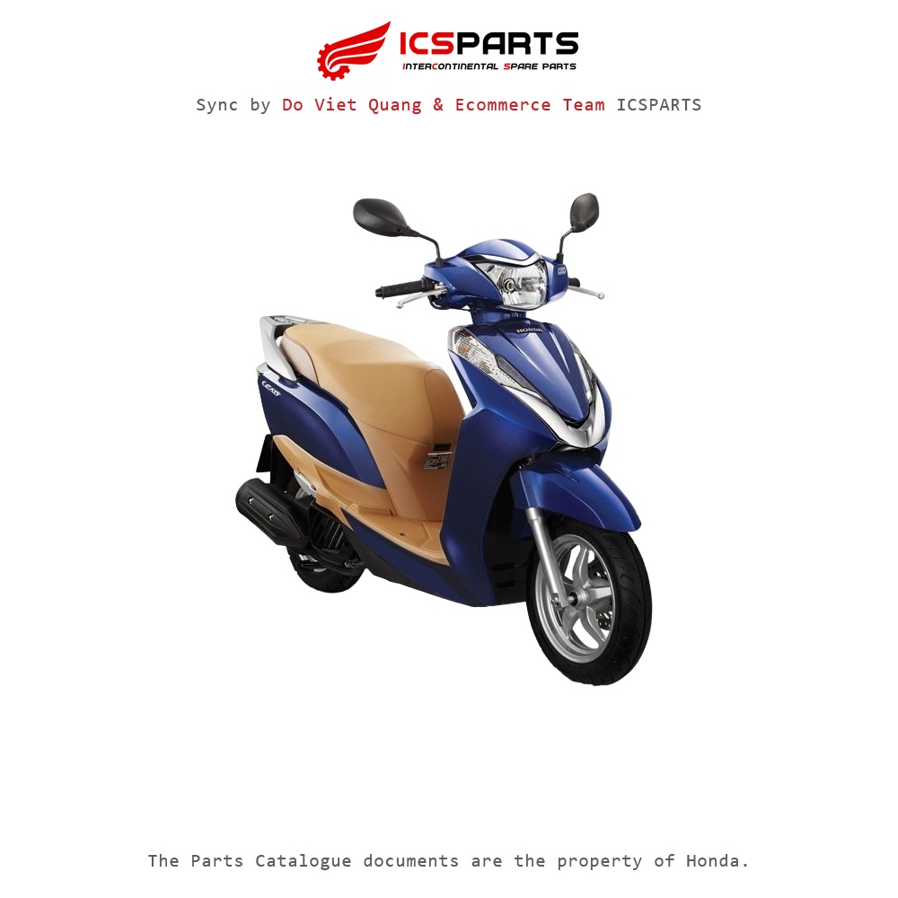 Bộ Nhựa - Dàn Vỏ - Áo HONDA Lead 125 2013 Màu Xanh Vàng - Pb 390 H1-B