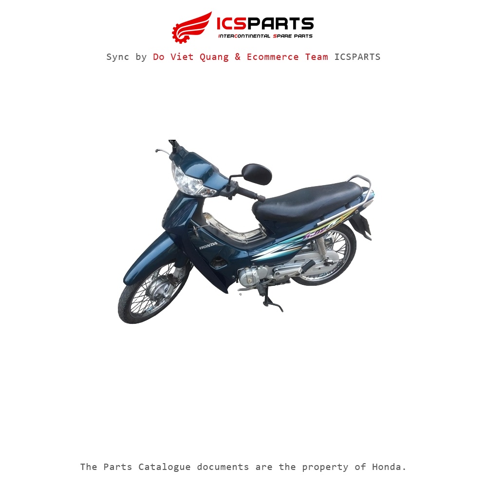 Bộ Nhựa - Dàn Vỏ - Áo HONDA Wave Α + Cũ Năm 2004 Màu Xanh Lục B-142 M-A