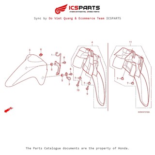 Dè Trước (F-7-A) HONDA Wave Rsx 110 Kww (2013) Parts Catalogue