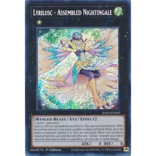 [ Bài Yugioh Chính Hãng ] Lyrilusc - Assembled Nightingale - RA04-EN069 - 1st Edition