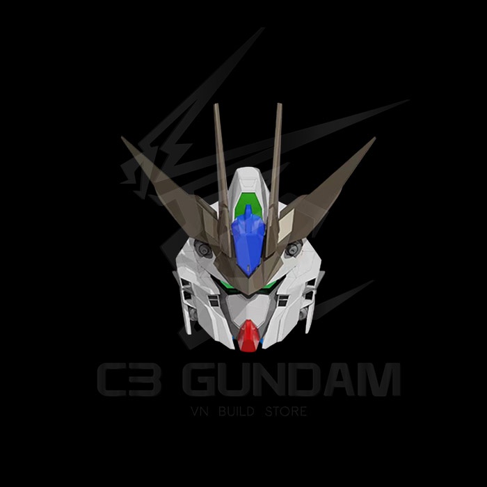 PHỤ KIỆN MÔ HÌNH Infinite Workshop Sky Defender Head - 3D Printing Colored Finished Vers