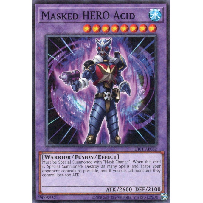 Thẻ bài Yugioh - DI01-AE032 - Masked HERO Acid