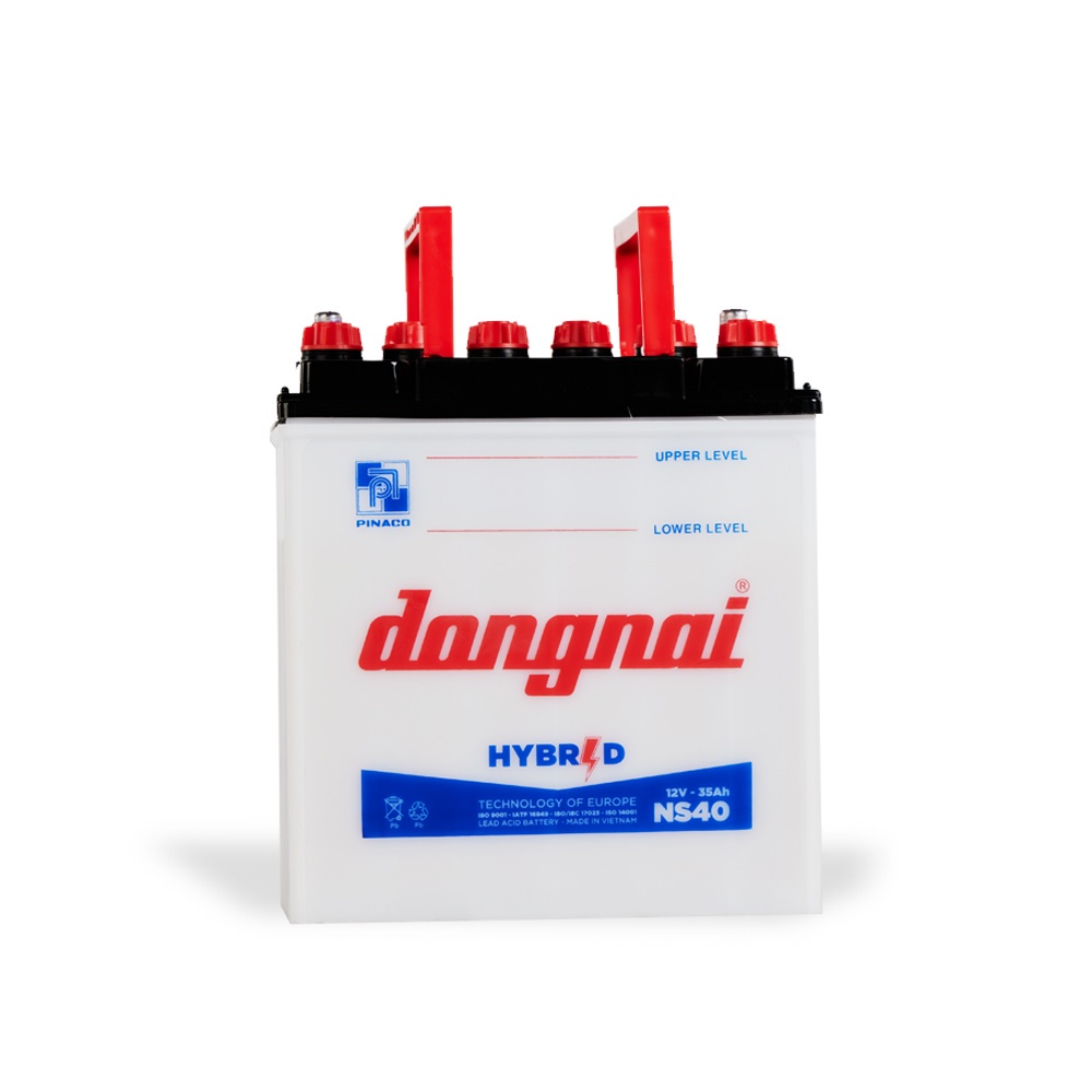 Ắc quy Dongnai NS40 12V - 35Ah - dùng cho oto/ xe tải/ tàu thuyền - Chưa bao gồm axit