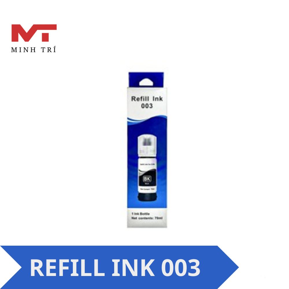 Mực 003 Refill 70ml dùng cho Epson L3110, L3150, L3210, L3250 | Mực In Minh Trí