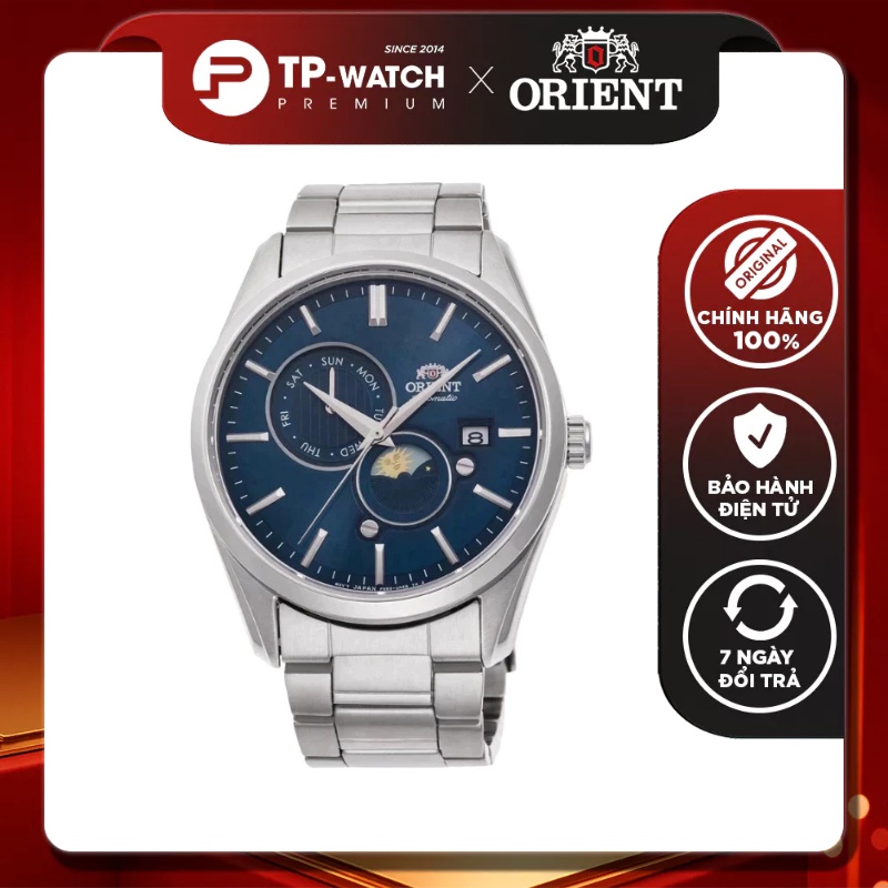Đồng Hồ Nam Dây Thép Orient Sun And Moon Gen 5 RA-AK0308L10B ( RA-AK0308L ) ( RN-AK0303L ) - Size 41