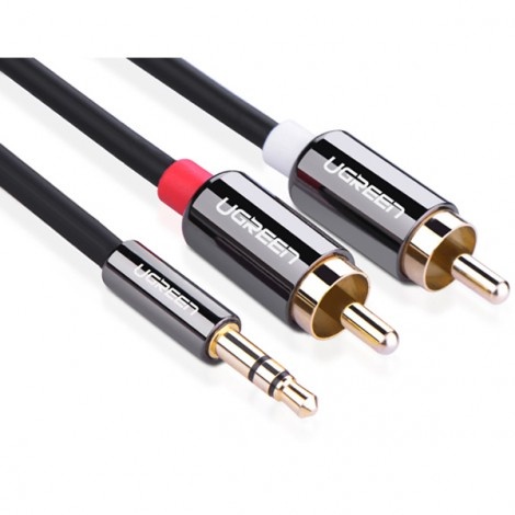 Cáp dữ liệu AV 3.5mm sang 2RCA truyền âm thanh Ugreen