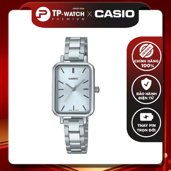 Đồng hồ nữ dây thép Casio LTP-V009D-2EUDF Chính hãng | LTP-V009D-2E