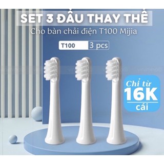 Đầu bàn chải T100 thay thế cho bàn chải đánh răng điện cho T100 không thấm nước Xiao-mi T100 _Phụ Kiện In Home