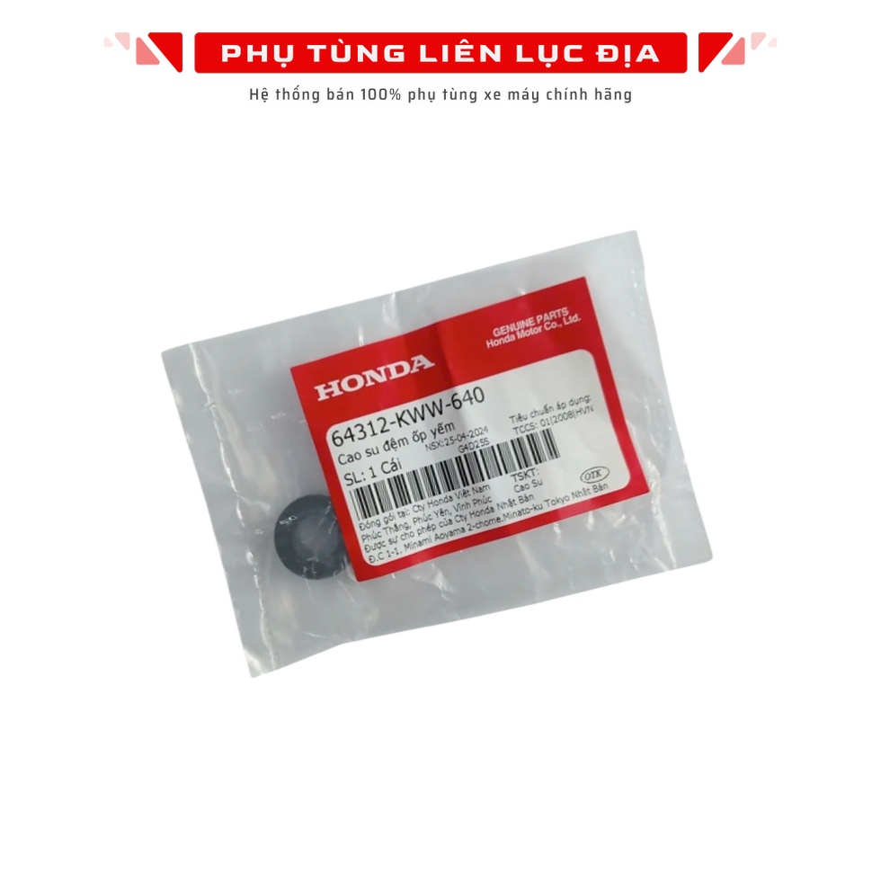 Cao Su Đệm Ốp Yếm Wave Blade, Wave Rs, Wave Rsx, Wave S - 64312KWW640
