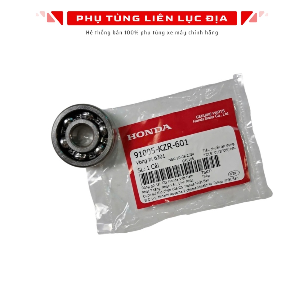 Vòng Bi 6301 AB, Air Blade / Lead / Pcx / Sh / Sh Mode Kzr (91005KZR601)