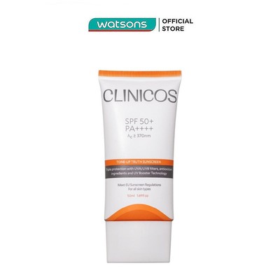 Kem Chống Nắng Clinicos Tone Up Truth Sunscreen Nâng Tông Tự Nhiên SPF50+ PA++++ 50ml