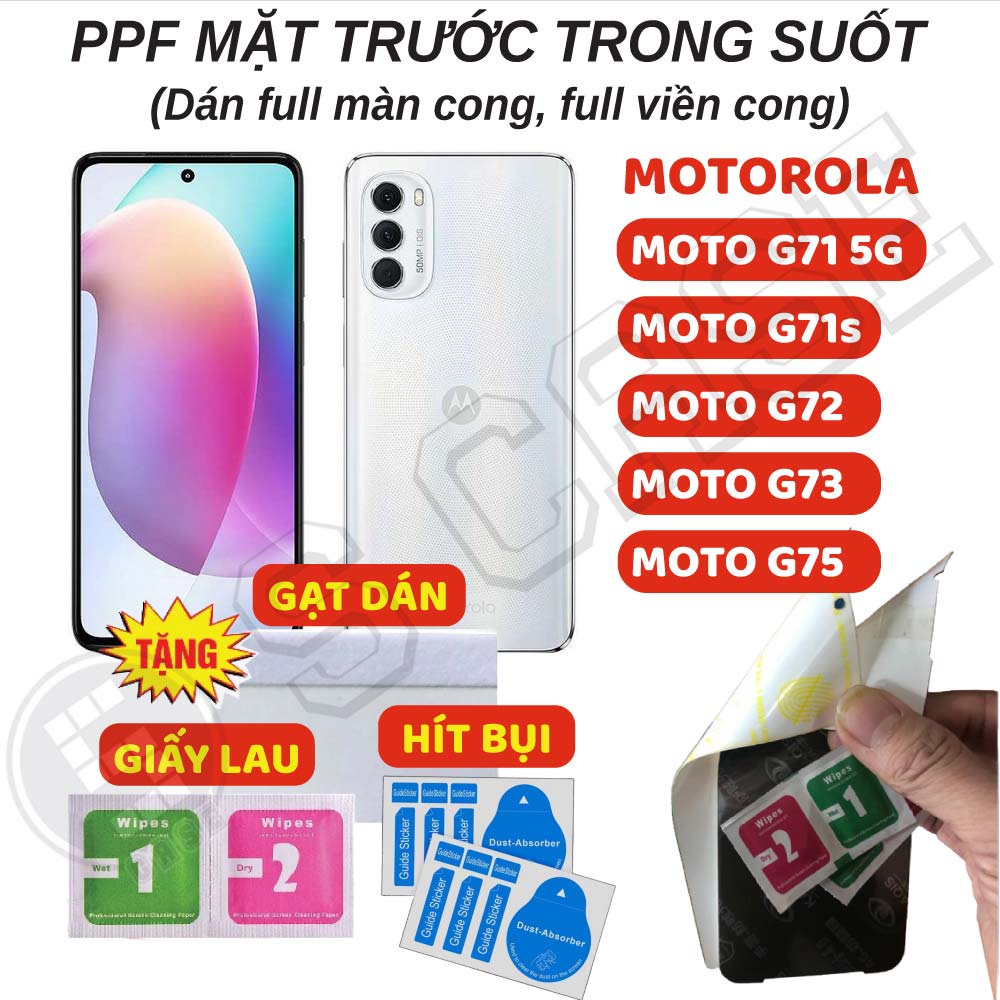 Dán PPF Full Màn Trong Suốt Motorola Moto G75/ G73/ G72/ G71s/ G71 5G