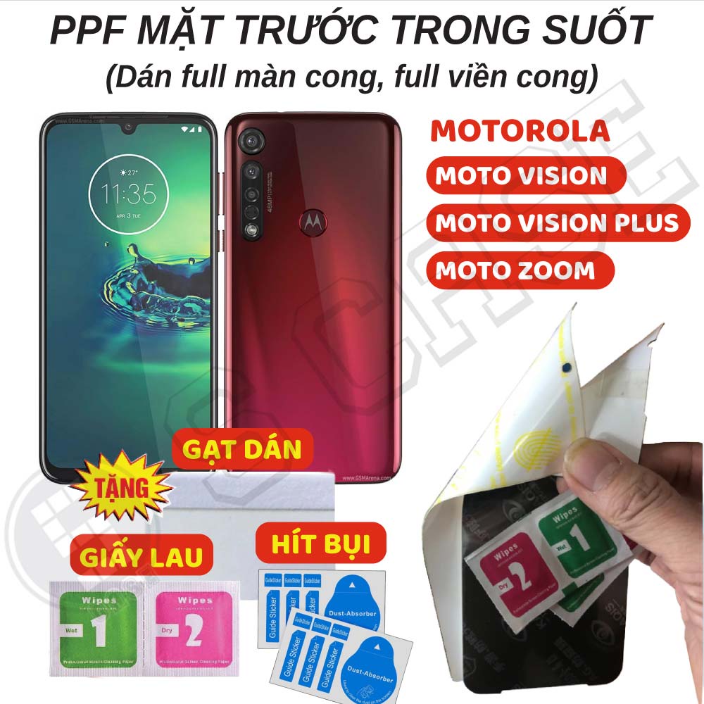 Dán PPF Full Màn Trong Suốt Motorola One Vision Plus/ One Vision/ One Zoom
