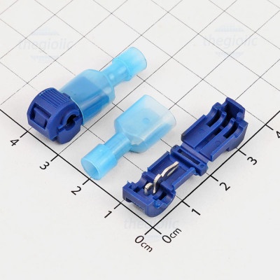 [20 Cái]- HS-T2 Khớp Nối, Cút Nối Dây Chữ T 15A, Cỡ Dây 1.5-2.5mm2 ChipViet Store