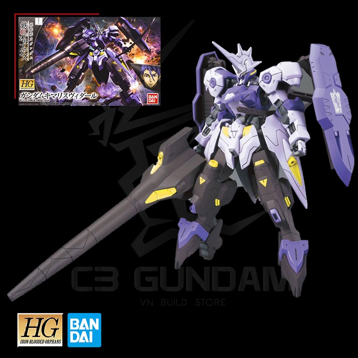 [BANDAI] MÔ HÌNH HG 1/144 Gundam Kimaris Vidar HGIBO Iron-Blooded Orphans
