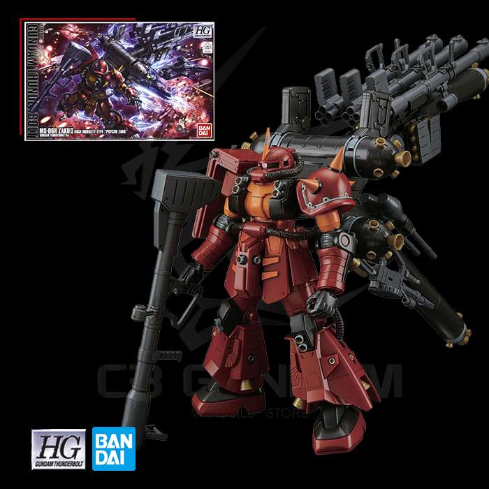 [BANDAI] MÔ HÌNH HG 1/144 MS-06R Psycho Zaku Gundam Thunderbolt Ver HGT Gundam Thunderbolt