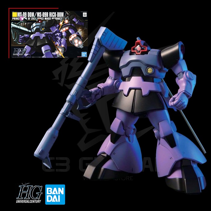 [BANDAI] MÔ HÌNH HG 059 1/144 MS-09 Dom/ MS-09R Rickdom HGUC Universal Century